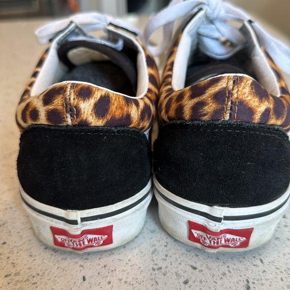 Vans Animal Print and Black Women's Sneakers. 9.5 - Picture 3 of 7